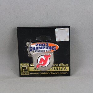 New Jersey Devils Pin (Retro) - 2003 Stanley Cup Champions - Peter David